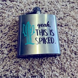 6oz. Stainless steel flask
